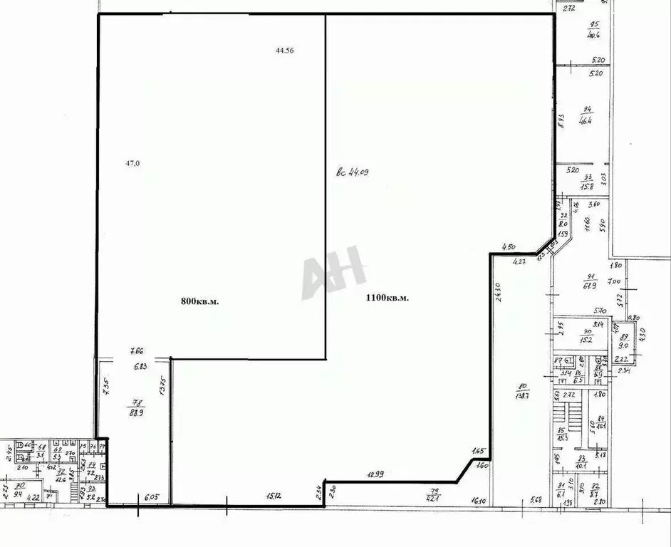 Склад в Московская область, Видное Белокаменное ш., вл20А (1300 м) - Фото 2