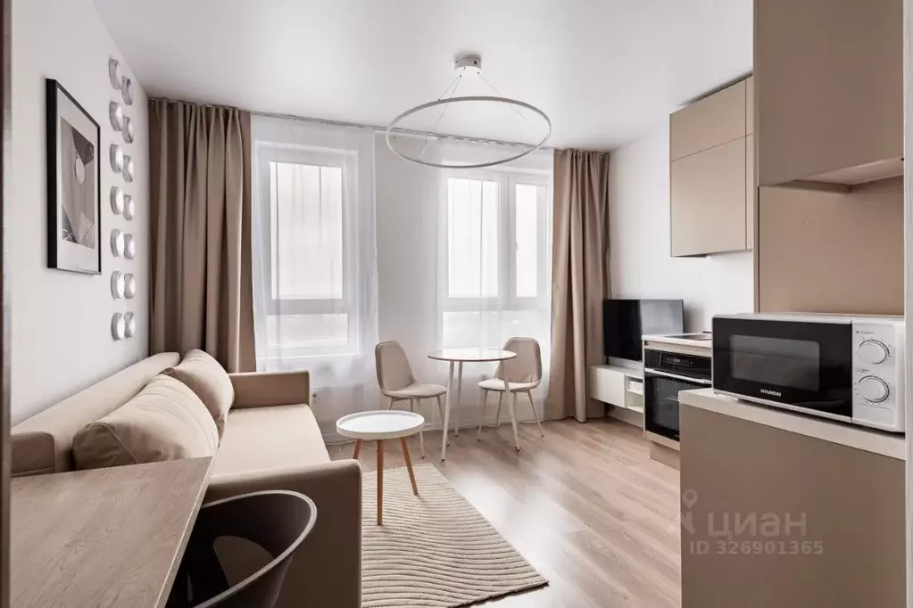 Студия Московская область, Домодедово городской округ, с. Ям ул. ... - Фото 1