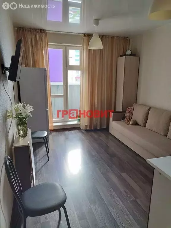 Квартира-студия: Новосибирск, улица Твардовского, 22/3 (21.7 м) - Фото 0
