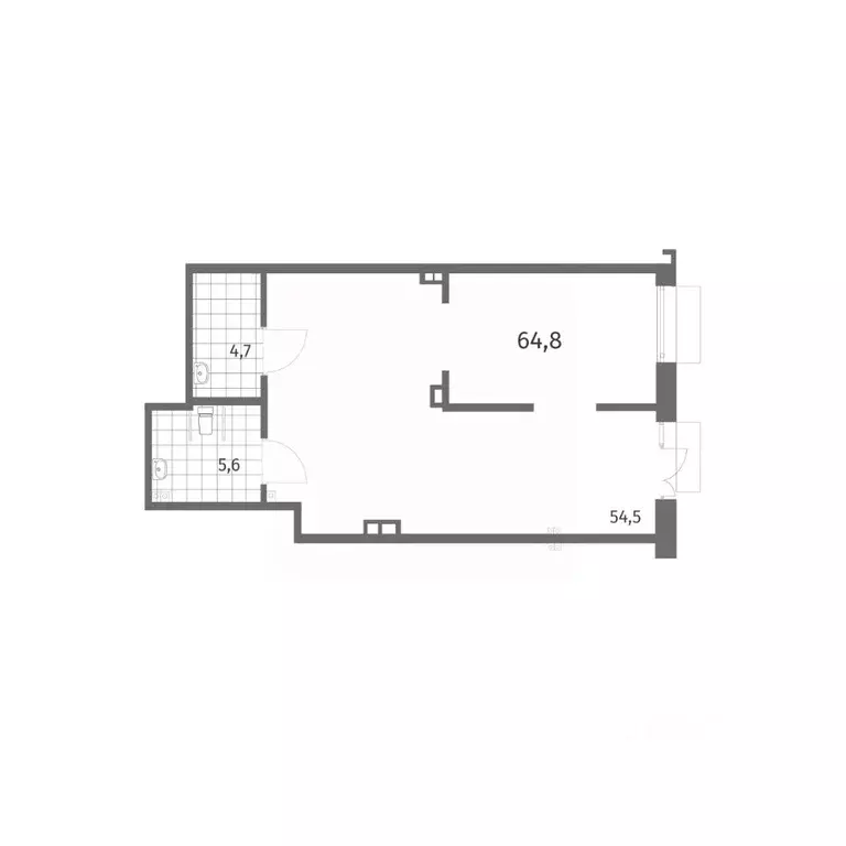 Помещение свободного назначения в Санкт-Петербург ул. Шкиперский ... - Фото 2