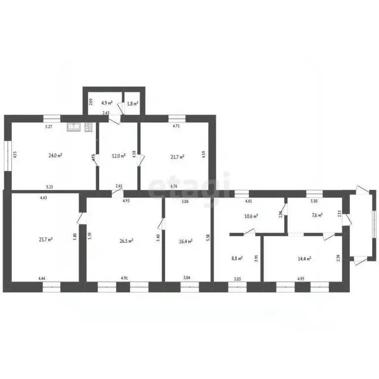 Дом в Мордовия, Лямбирский район, Пензятское с/пос, с. Пензятка ул. ... - Фото 1