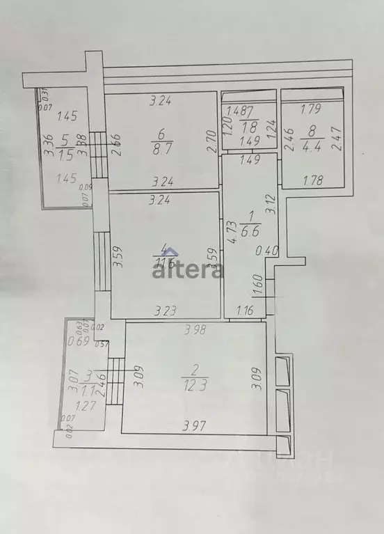 2-к кв. Татарстан, Казань Тэцевская ул., 4 (48.0 м) - Фото 2
