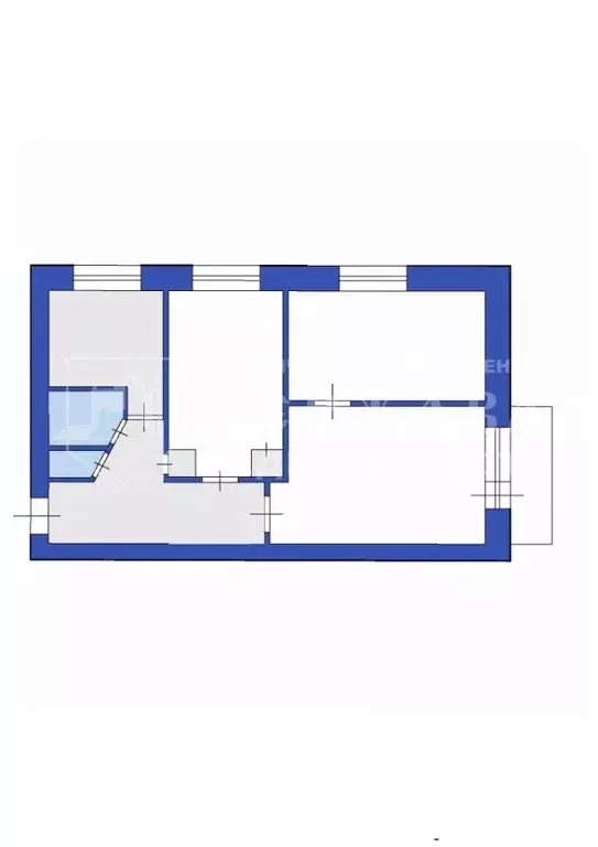 3-к кв. Кемеровская область, Кемерово Варяжская ул., 13 (52.0 м) - Фото 1