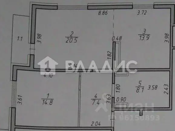 2-к кв. Карелия, Петрозаводск наб. Варкауса, 29к1 (64.7 м) - Фото 2