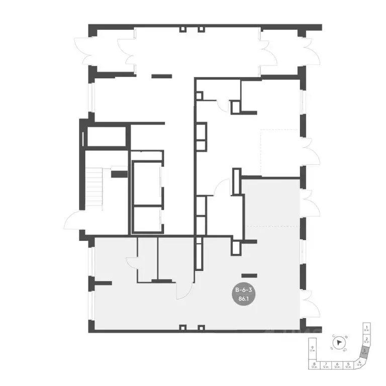 Помещение свободного назначения в Ленинградская область, Мурино ... - Фото 1