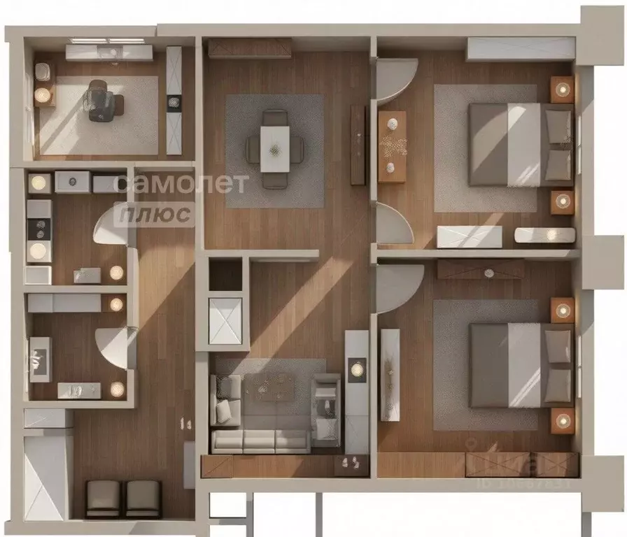 2-к кв. Москва Аминьевское ш., 4Дк2 (59.1 м) - Фото 2