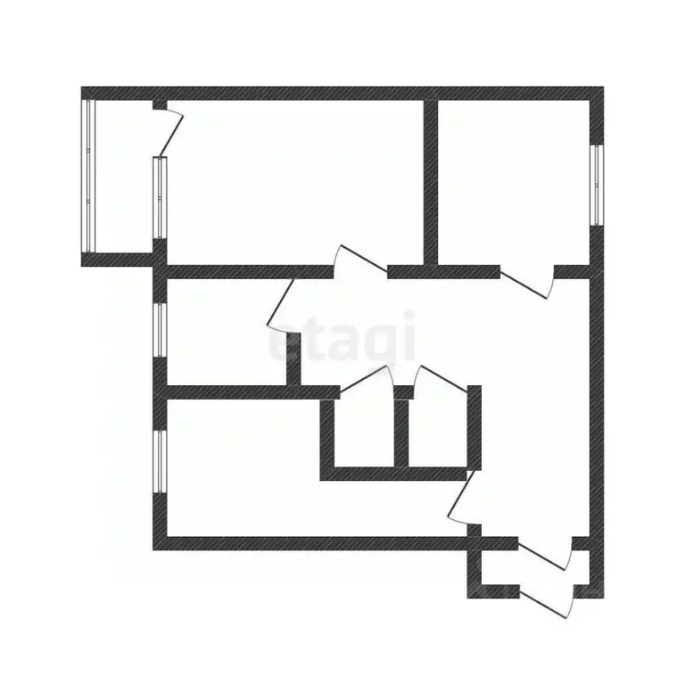 3-к кв. Курская область, Курск ул. Косухина, 1 (61.2 м) - Фото 1