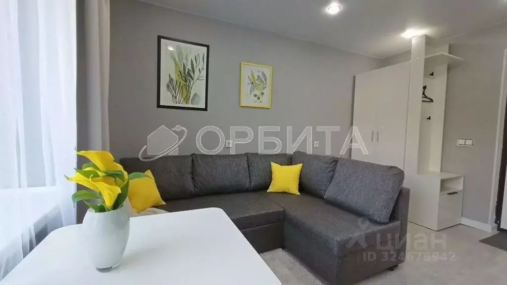 Студия Тюменская область, Тюменский муниципальный округ, пос. ... - Фото 1