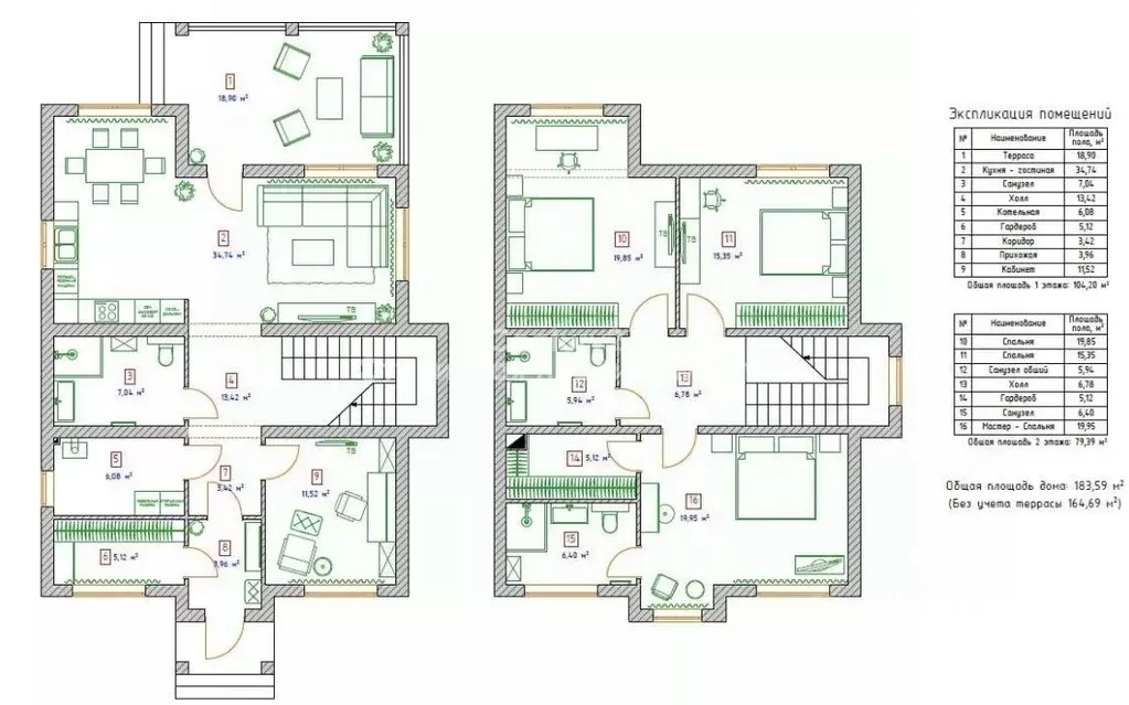 Дом в Москва № 180 кв-л,  (184 м) - Фото 2