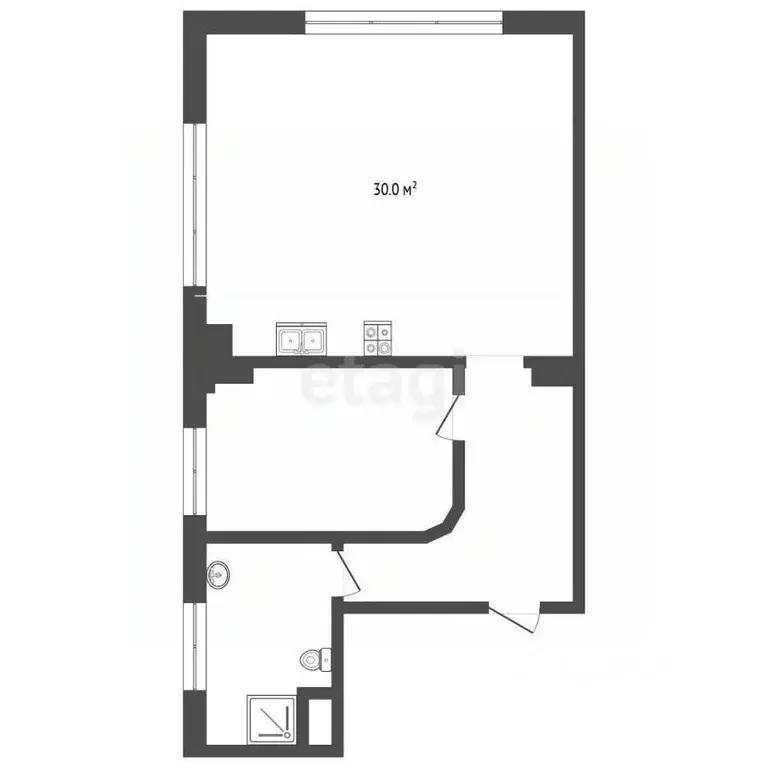 2-к кв. Крым, Алушта ул. Горького (65.8 м) - Фото 0