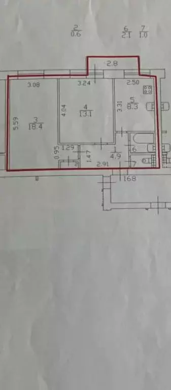 Продаётся 2-к квартира, 48.4 м - Фото 1