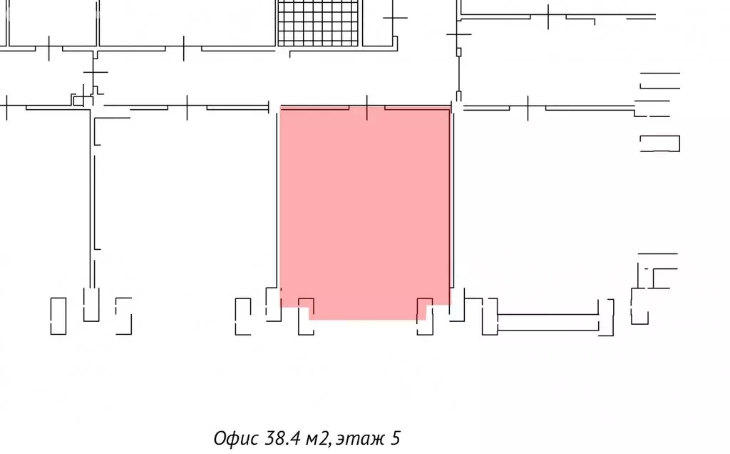 Офис (38.4 м) - Фото 1