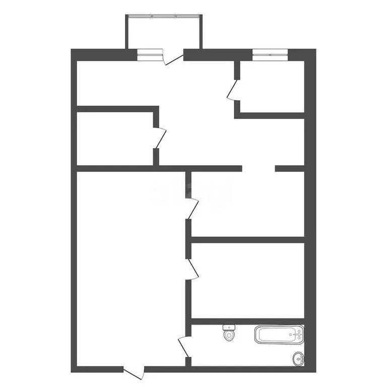 2-комнатная квартира: Иркутск, проезд Юрия Тена, 12 (50.1 м) - Фото 1