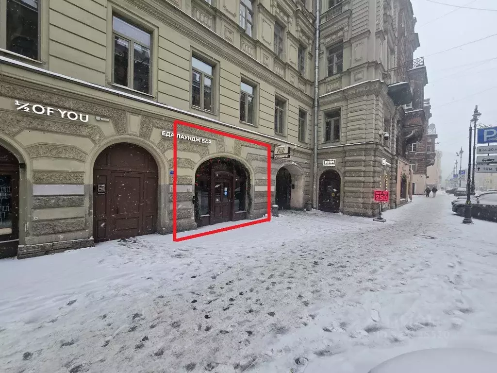 Помещение свободного назначения в Санкт-Петербург ул. Рубинштейна, 27 ... - Фото 2