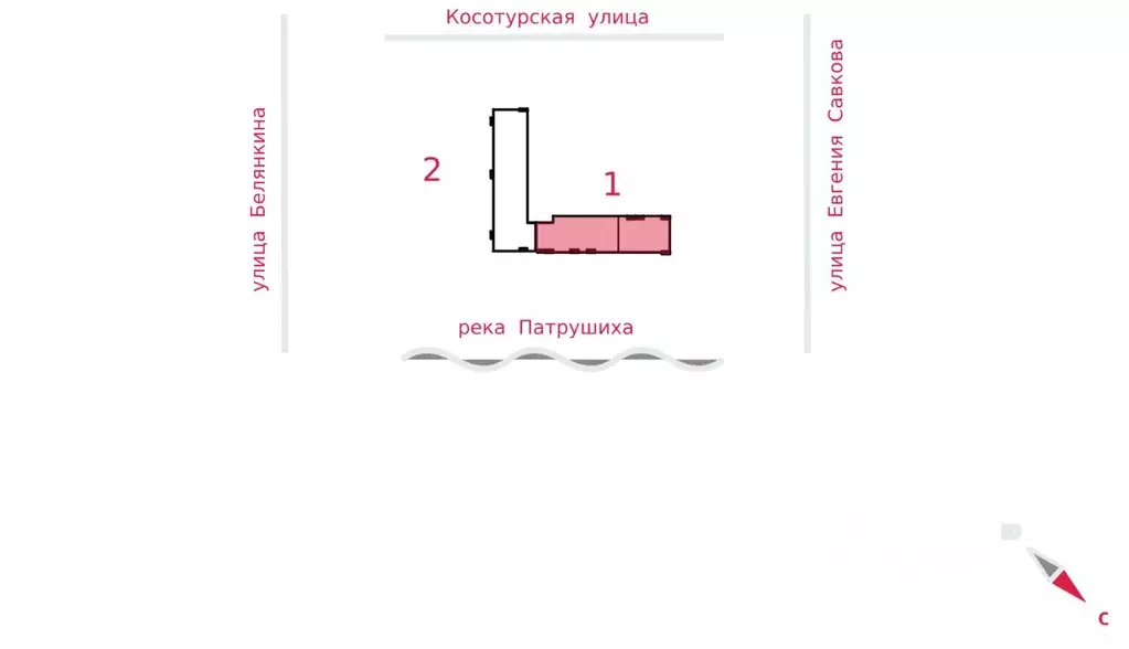 Студия Свердловская область, Екатеринбург Широкая Речка мкр, Меридиан ... - Фото 1