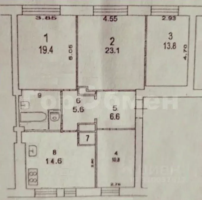 4-к кв. Московская область, Химки ул. Бурденко, 8/5 (100.2 м) - Фото 1