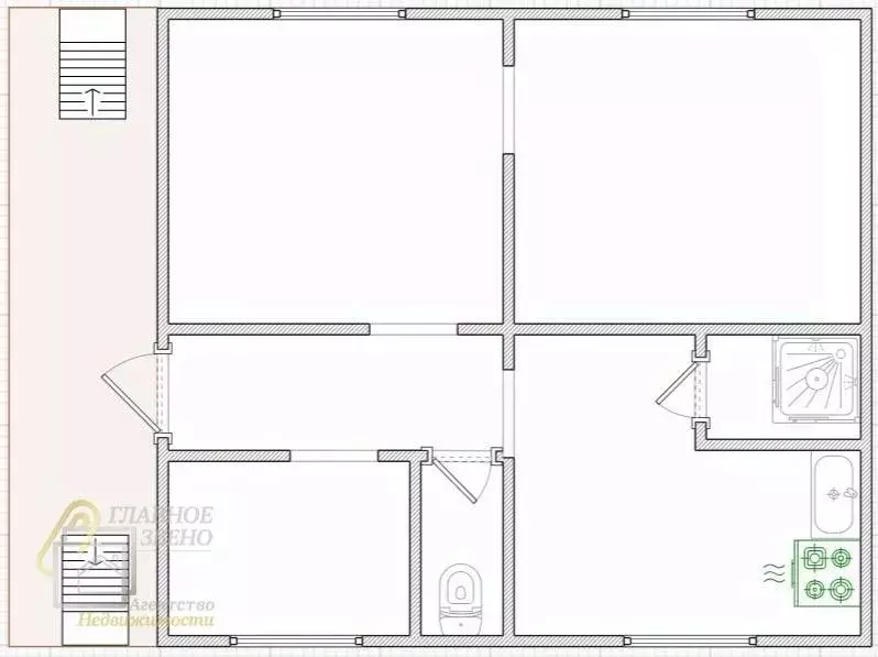 Дом в Алтай, Турочакский район, с. Турочак Колхозная ул., 36 (126 м) - Фото 2