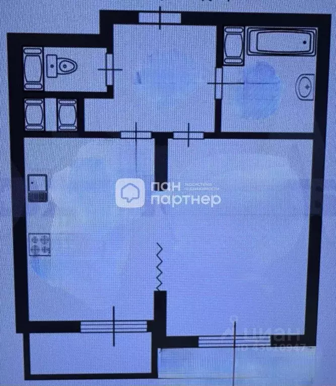 1-к кв. Санкт-Петербург просп. Тореза, 118 (45.6 м) - Фото 2