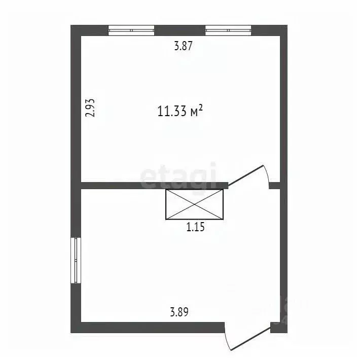 1-к кв. Свердловская область, Тугулымский муниципальный округ, пос. ... - Фото 2