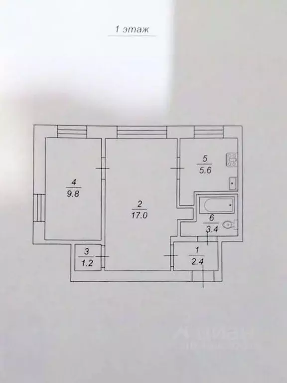 2-к кв. Саратовская область, Энгельс муниципальное образование, ... - Фото 2