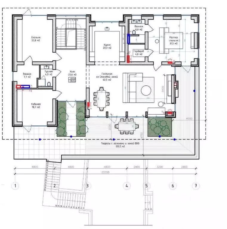 Дом в Свердловская область, Сысертский муниципальный округ, с. Кашино ... - Фото 2
