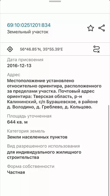 Участок 6,4 сот. (ИЖС) - Фото 0