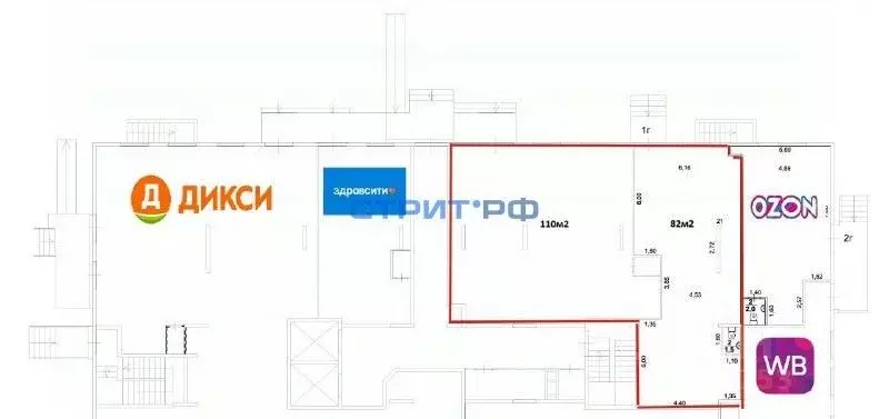 Торговая площадь в Московская область, Лыткарино 6-й мкр, 15Г (110 м) - Фото 2