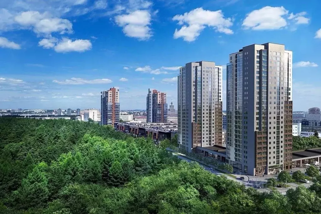 2-к кв. Челябинская область, Челябинск Лесопарковая ул, 7г (60.0 м) - Фото 0