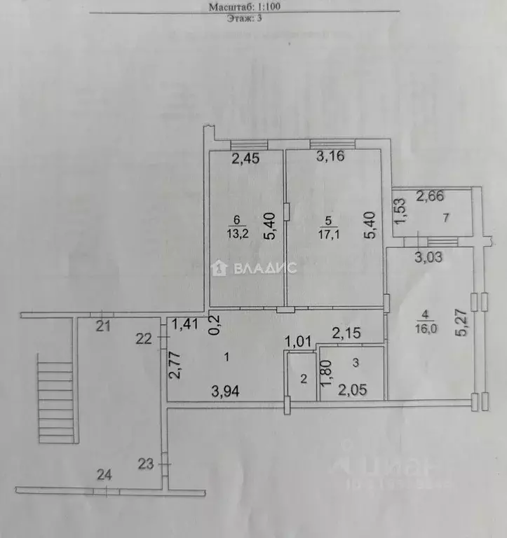 3-к кв. Московская область, Дмитров ул. Спасская, 8 (70.0 м) - Фото 1