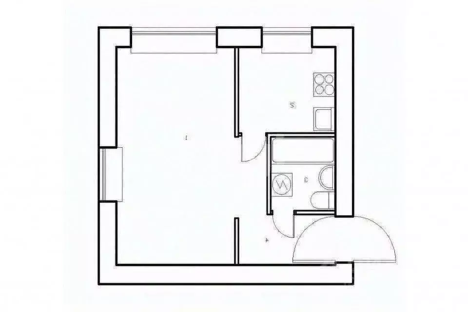 1-к кв. Удмуртия, Ижевск ул. Ленина, 66 (32.5 м) - Фото 1