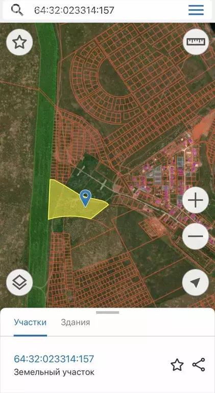 Участок в село Усть-Курдюм, улица Мусы Джалиля (5.7 м) - Фото 1