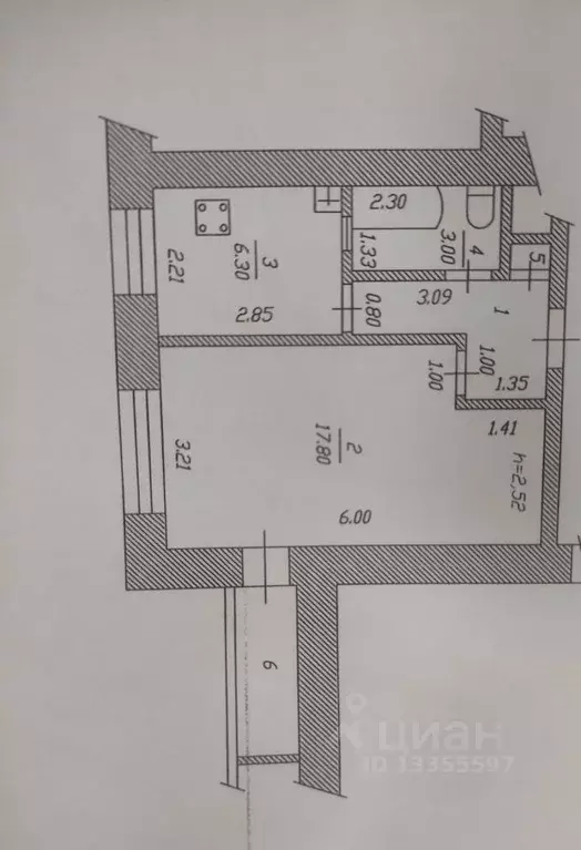 1-к кв. Чувашия, Чебоксары ул. Гузовского, 16 (34.1 м) - Фото 1