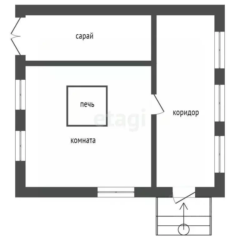 Дом в Тюменская область, Тюмень Электрон СНТ, ул. Совхозная (47 м) - Фото 0
