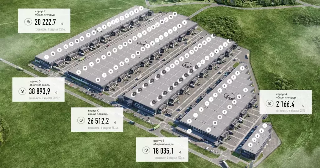 Склад в Московская область, Подольск городской округ, д. Коледино 12 ... - Фото 1