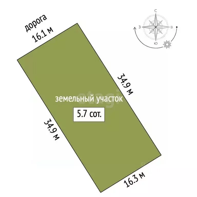 Участок в Крым, Симферопольский район, Перовское с/пос, Межгорье СПК ... - Фото 2