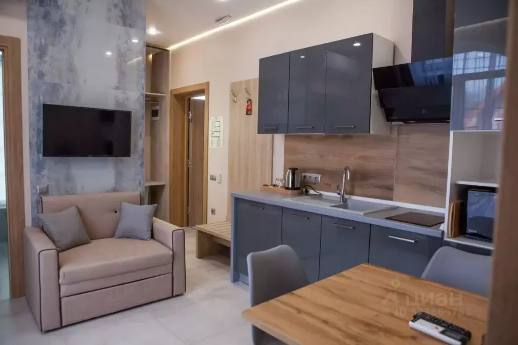 1-к кв. Калининградская область, Зеленоградск ул. Горького, 14 (26.0 ... - Фото 1