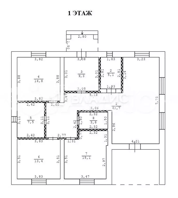 дом 170 м на участке 9,5 сот. - Фото 0