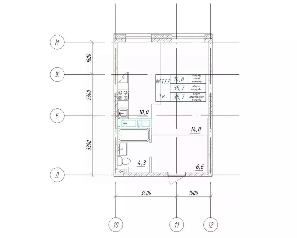 1-к кв. Приморский край, Большой Камень ул. Ленина, 14 (35.7 м) - Фото 1
