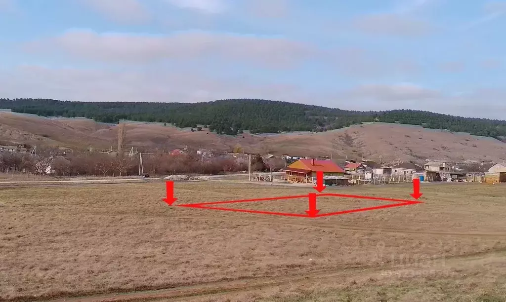 Участок в Крым, Симферопольский район, Трудовское с/пос, с. ... - Фото 1