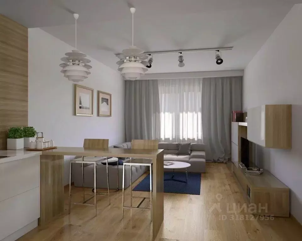 2-к кв. Крым, Симферополь ул. Генерала Родионова, 11А (62.26 м) - Фото 0