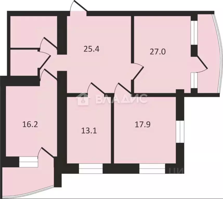 3-к кв. Владимирская область, Ковров ул. Грибоедова, 5/2 (114.7 м) - Фото 1