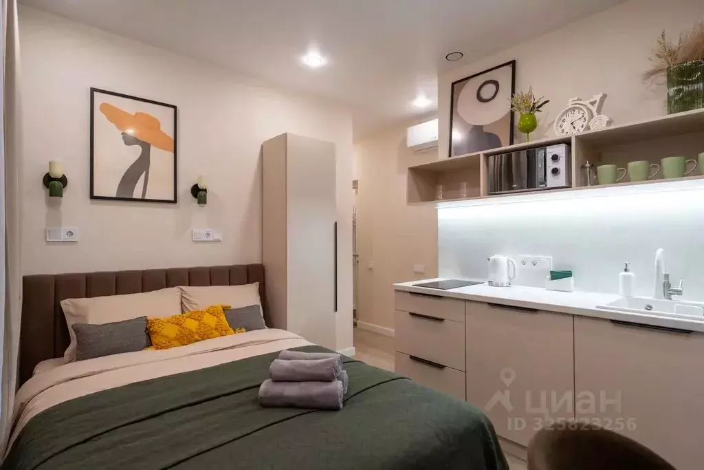 Студия Москва Новоостаповская ул., 20 (18.0 м) - Фото 1