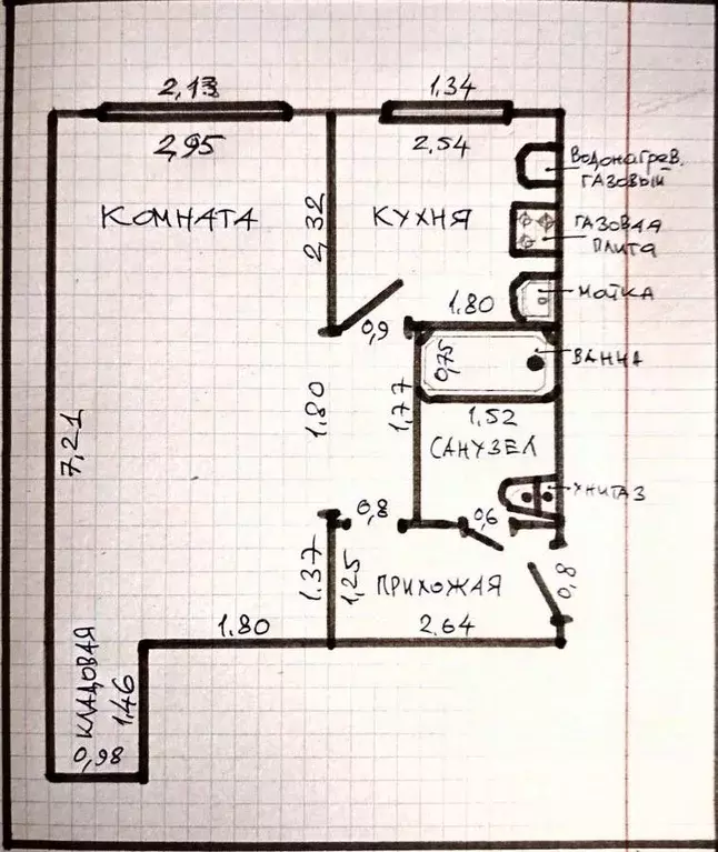 1-к кв. Воронежская область, Воронеж ул. Матросова, 151 (32.0 м) - Фото 0