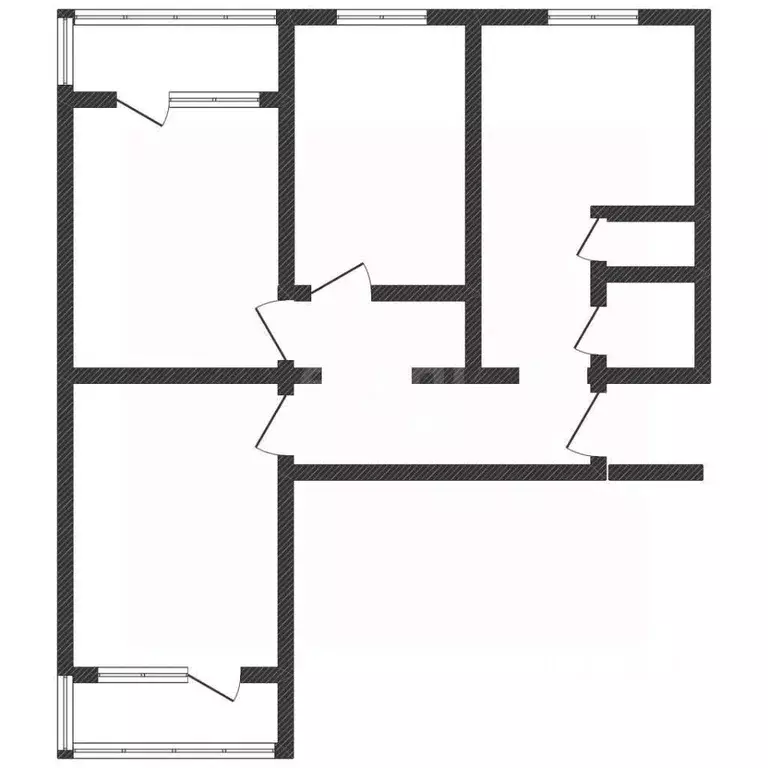3-к кв. Белгородская область, Белгород ул. Щорса, 47 (72.0 м) - Фото 2
