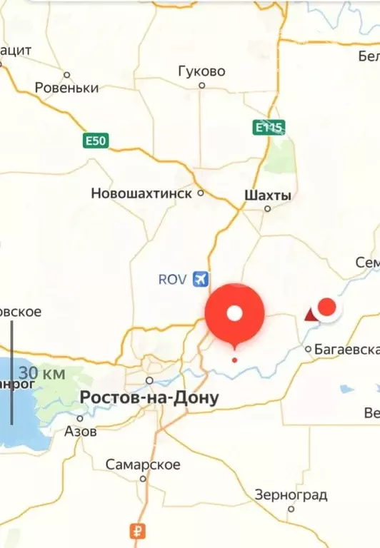 Участок в Ростовская область, Аксайский район, Старочеркасское с/пос, ... - Фото 1