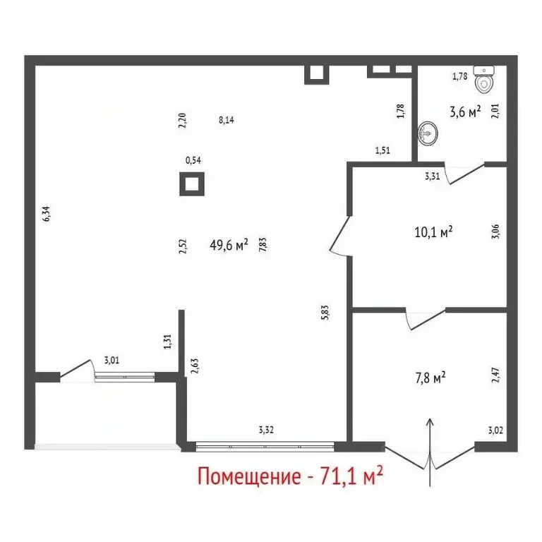 Помещение свободного назначения в Свердловская область, Екатеринбург ... - Фото 2