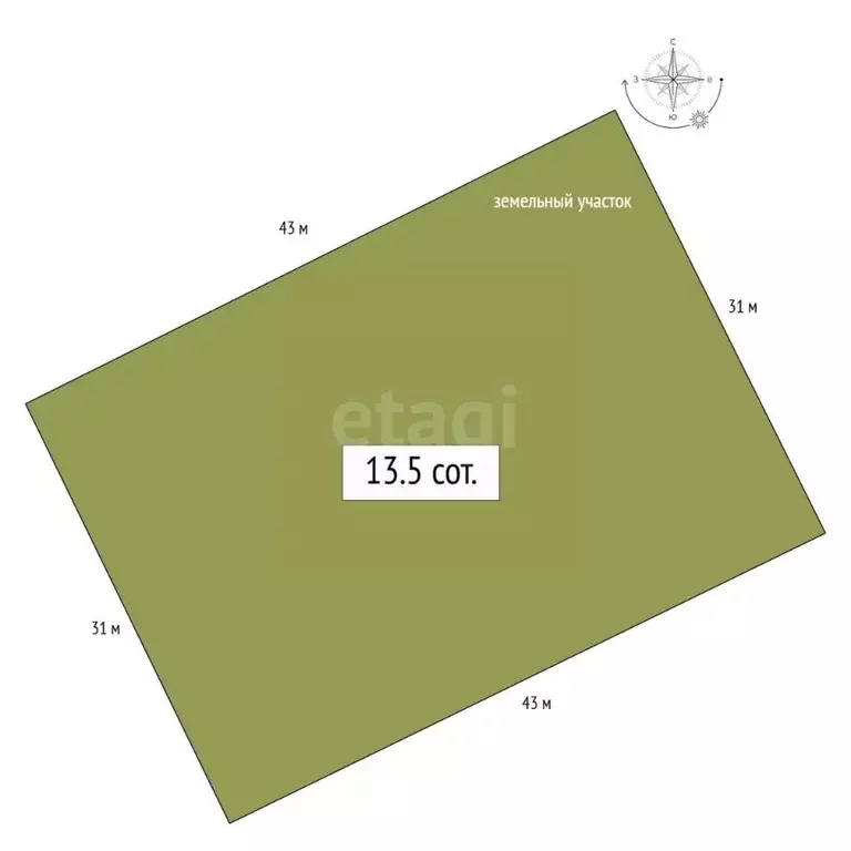 Участок в Алтай, Чемальский район, с. Куюс  (13.5 сот.) - Фото 2