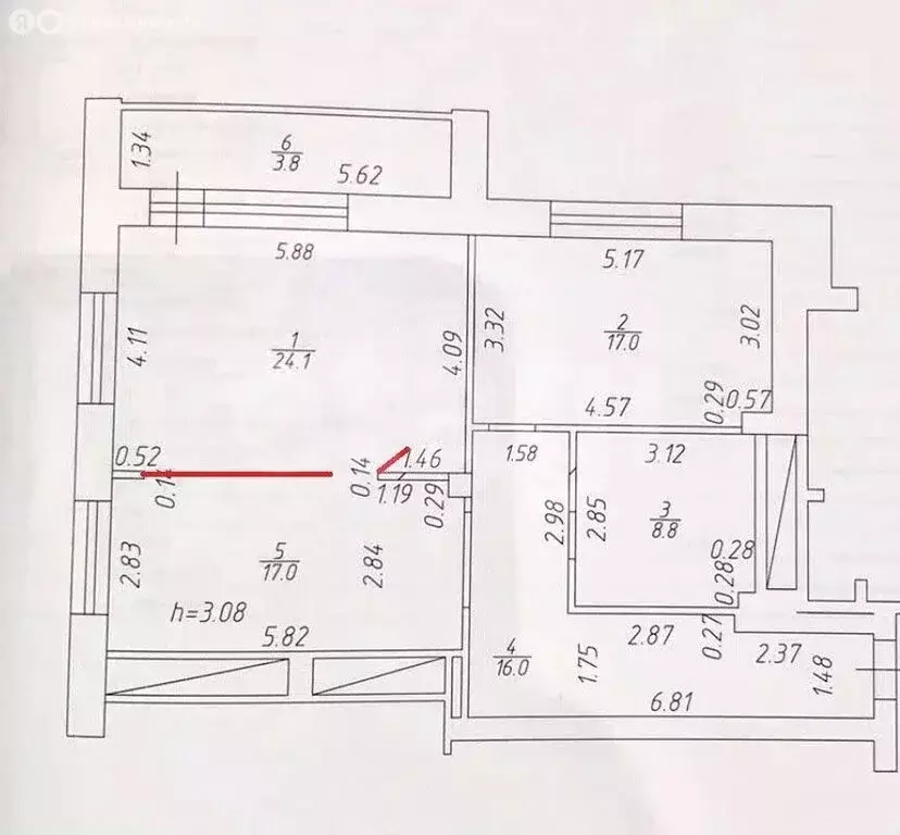 2-комнатная квартира: Казань, улица Николая Ершова, 57Г (82.9 м) - Фото 1