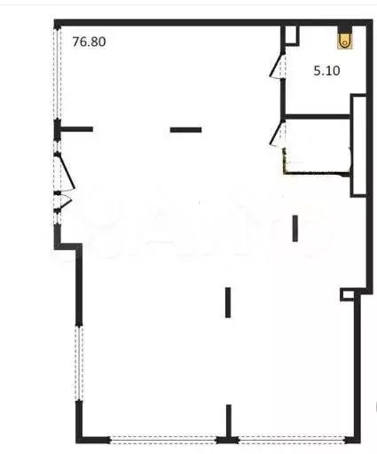 Угловое помещение на въезде в ЖК Алхимово, 84 м2 - Фото 0