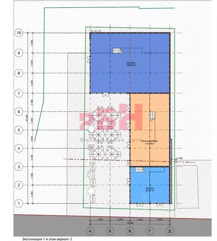 Торговая площадь в Ростовская область, Ростов-на-Дону ул. Вересаева, ... - Фото 2
